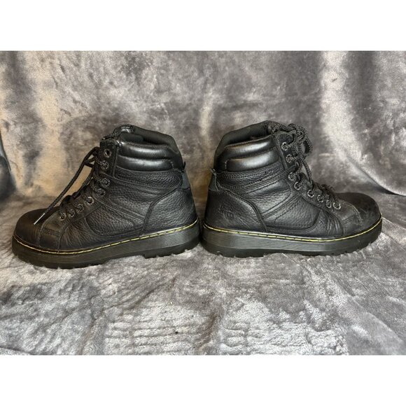 DR. DOC MARTENS Iron Bridge Black Industrial Steel Toe Safety Work Boots Mens 8 - Picture 7 of 14